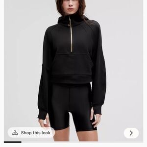 Scuba Oversized Half-Zip Hoodie